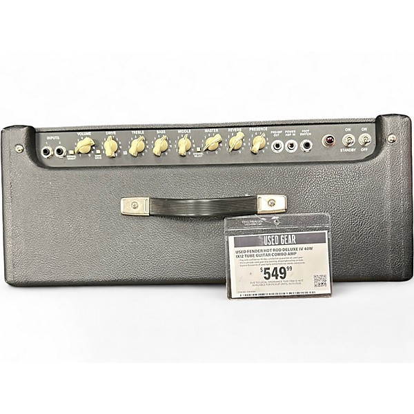 Used Fender Hot Rod Deluxe IV 40W 1x12 Tube Guitar Combo Amp
