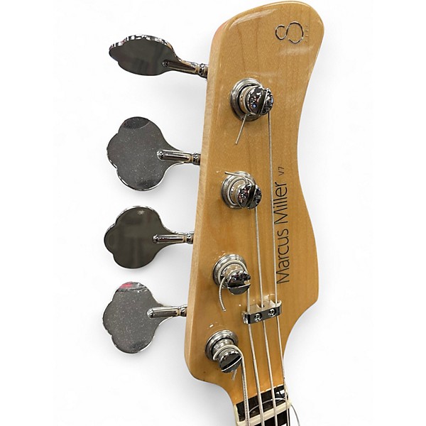 Used Marcus Miller v7 Sire Sparkle Red Electric Bass Guitar