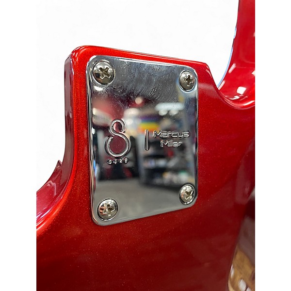 Used Marcus Miller v7 Sire Sparkle Red Electric Bass Guitar
