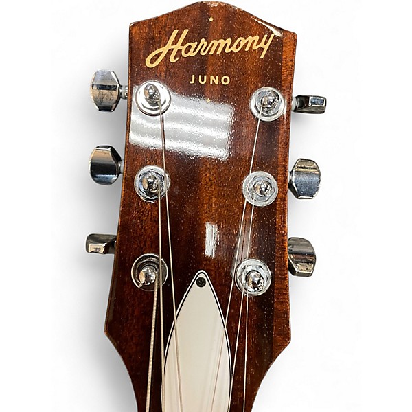 Used Harmony Juno Trans Black Solid Body Electric Guitar