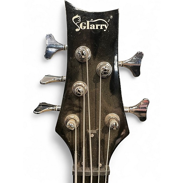 Used Glarry 5 STRING Natural Electric Bass Guitar