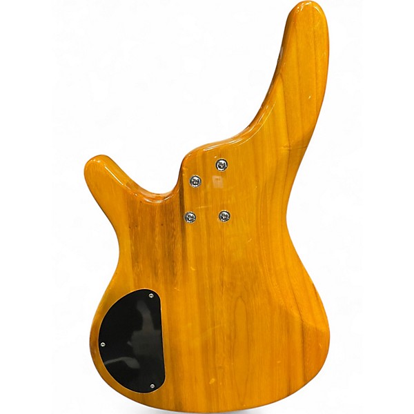 Used Glarry 5 STRING Natural Electric Bass Guitar