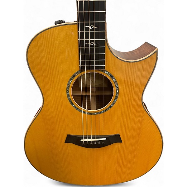 Used Taylor GS Custom Natural Acoustic Electric Guitar