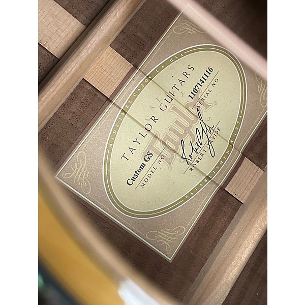 Used Taylor GS Custom Natural Acoustic Electric Guitar