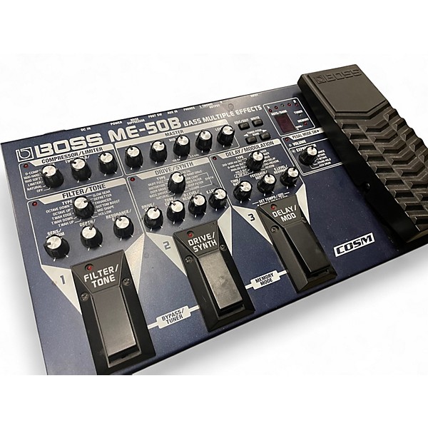 Used BOSS ME50B Bass Multi Bass Effect Pedal