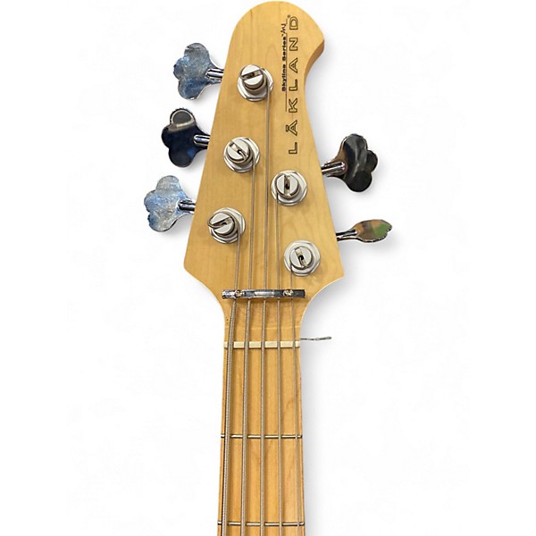Used Lakland 55-02 Skyline Series 5 String BLUE Electric Bass Guitar