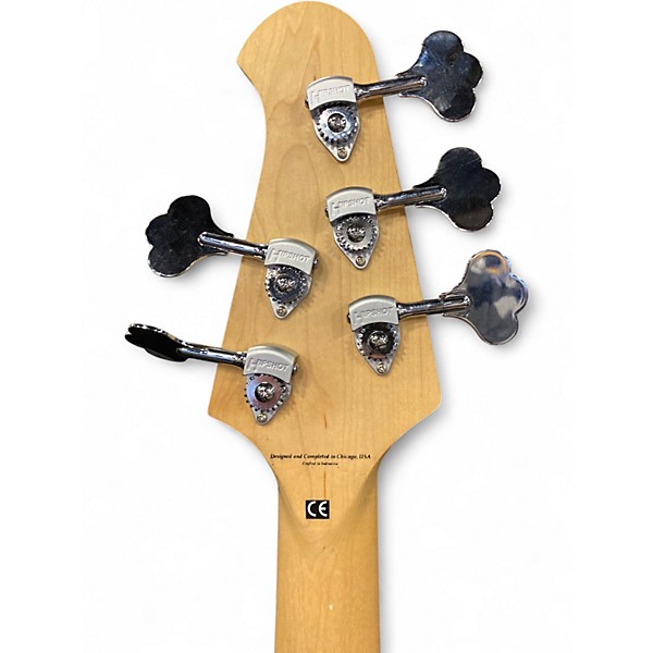 Used Lakland 55-02 Skyline Series 5 String BLUE Electric Bass Guitar