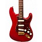 Used Fender Deluxe Player's Stratocaster Crimson Red Transparent Solid Body Electric Guitar