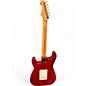 Used Fender Deluxe Player's Stratocaster Crimson Red Transparent Solid Body Electric Guitar