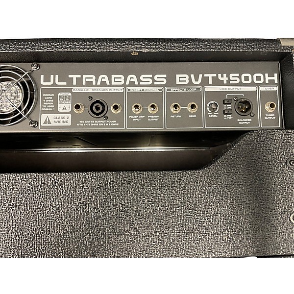 Used Behringer Ultrabass BVT4500H 450W Bass Amp Head