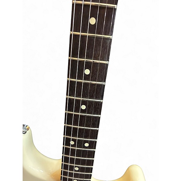 Used Fender MEXICAN STRATOCASTER Antique White Solid Body Electric Guitar