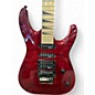 Used Jackson JS34Q Dinky Trans Red Solid Body Electric Guitar