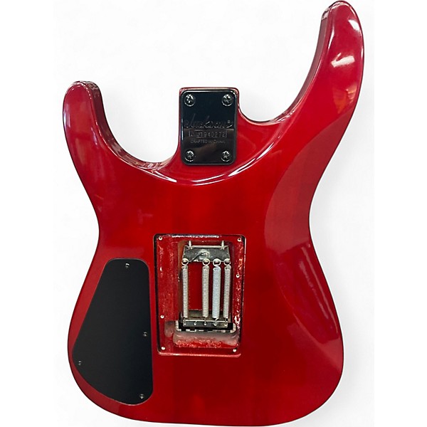 Used Jackson JS34Q Dinky Trans Red Solid Body Electric Guitar