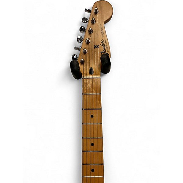 Used Fender Standard Stratocaster Black Solid Body Electric Guitar