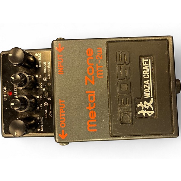 Used BOSS MT2W Metal Zone Waza Craft Effect Pedal