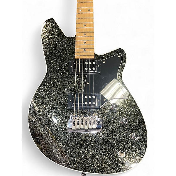 Used Reverend tom koffin black metal flake Solid Body Electric Guitar