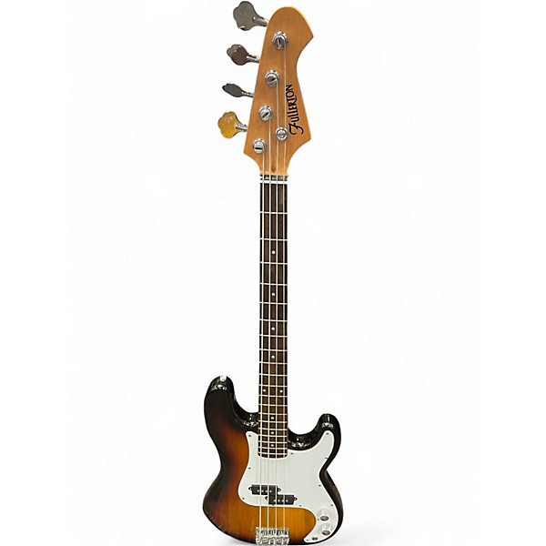 Used Fullerton PBASS Sunburst Electric Bass Guitar