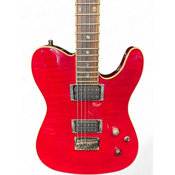 Used Fender Special Edition Custom Telecaster FMT HH Crimson Red Trans Solid Body Electric Guitar