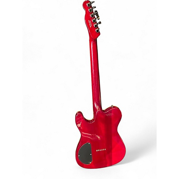 Used Fender Special Edition Custom Telecaster FMT HH Crimson Red Trans Solid Body Electric Guitar