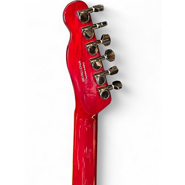 Used Fender Special Edition Custom Telecaster FMT HH Crimson Red Trans Solid Body Electric Guitar