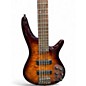 Used 2016 Ibanez sr405e dark burst Electric Bass Guitar
