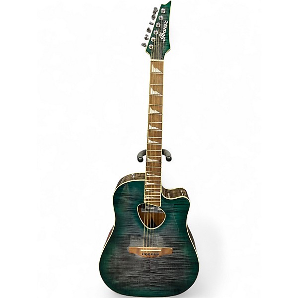 Used Ibanez ALT30FM EMERALD DOOM BURST Acoustic Electric Guitar