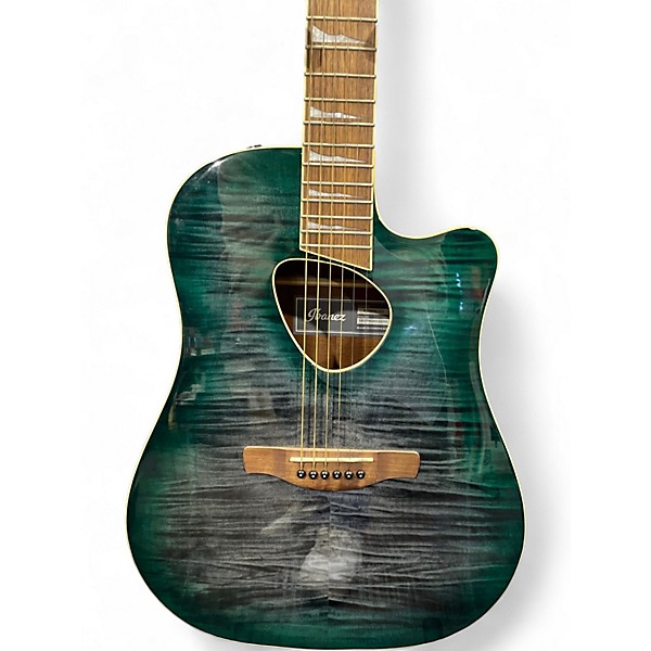 Used Ibanez ALT30FM EMERALD DOOM BURST Acoustic Electric Guitar