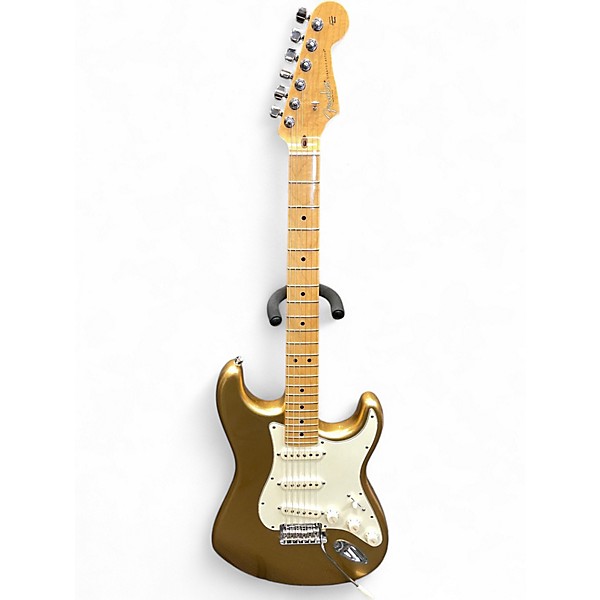 Used Fender FSR American Standard Stratocaster Mystic Aztec Gold Solid Body Electric Guitar