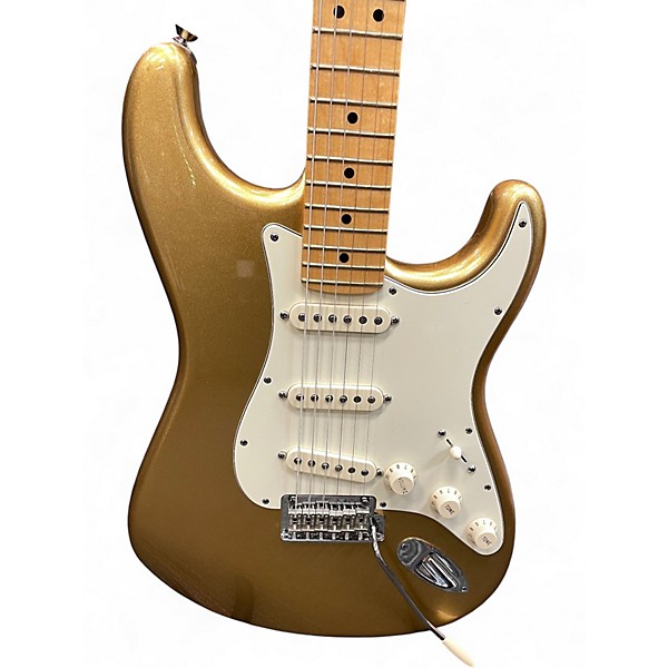Used Fender FSR American Standard Stratocaster Mystic Aztec Gold Solid Body Electric Guitar