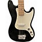 Used Squier Bronco Black Electric Bass Guitar