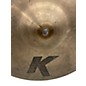 Used Zildjian 18in K Custom Dark Crash Cymbal