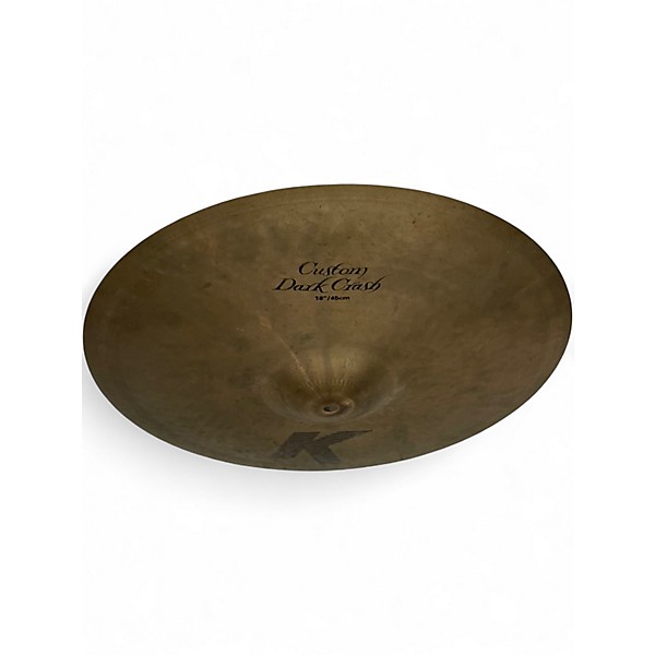 Used Zildjian 18in K Custom Dark Crash Cymbal