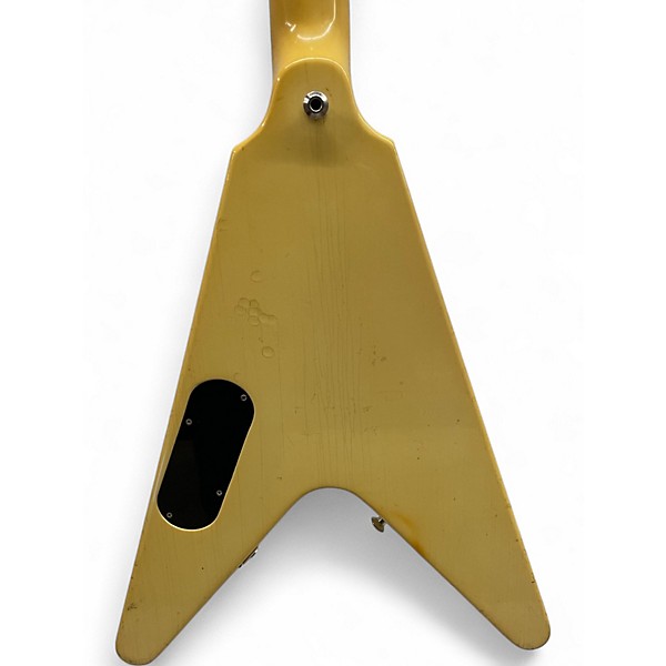 Vintage 1983 Dean Baby V White Solid Body Electric Guitar