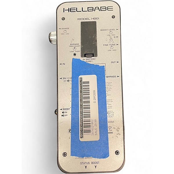 Used Behringer HB01 Hellbabe Optical Wah Effect Pedal