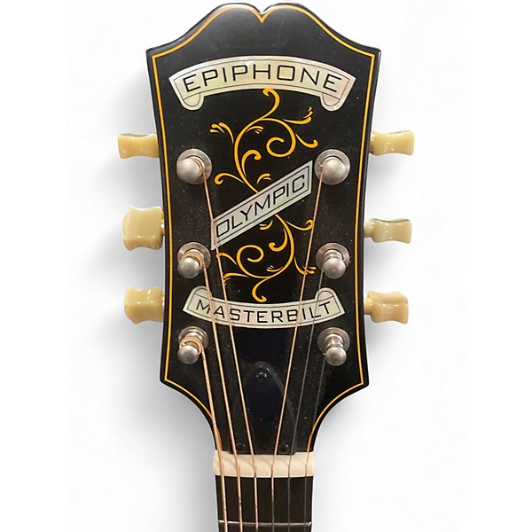 Used Epiphone MASTERBUILT OLYMPIC HB Natural Hollow Body Electric Guitar