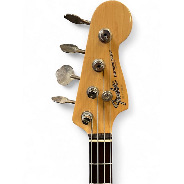 Vintage 1987 Fender Jazz Bass Made in Japan Candy Apple Red Metallic Electric Bass Guitar