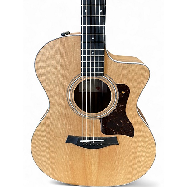 Used Taylor 214CE Natural Acoustic Electric Guitar