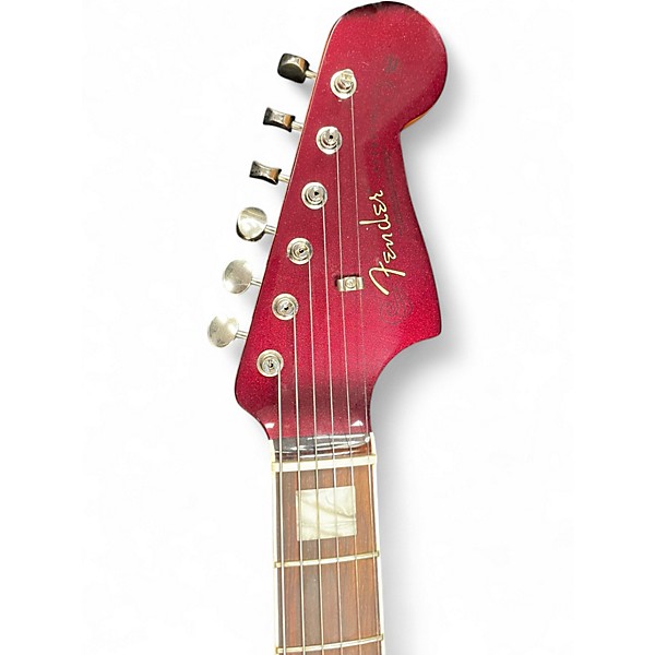 Used Fender Troy Van Leeuwen Jazzmaster Oxblood Solid Body Electric Guitar