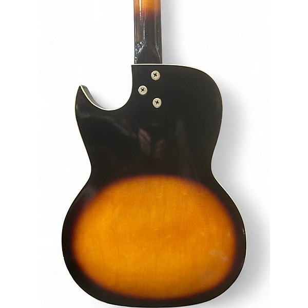 Used Old Kraftsman speed demon Sunburst Hollow Body Electric Guitar