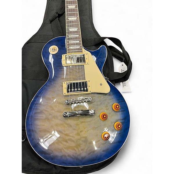 Used Epiphone Les Paul Standard Pro Blue Burst Solid Body Electric Guitar