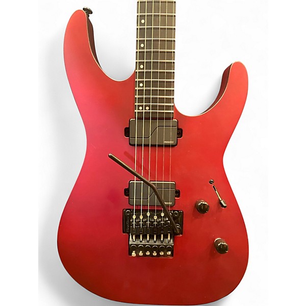 Used ESP LTD M1000 Red Solid Body Electric Guitar