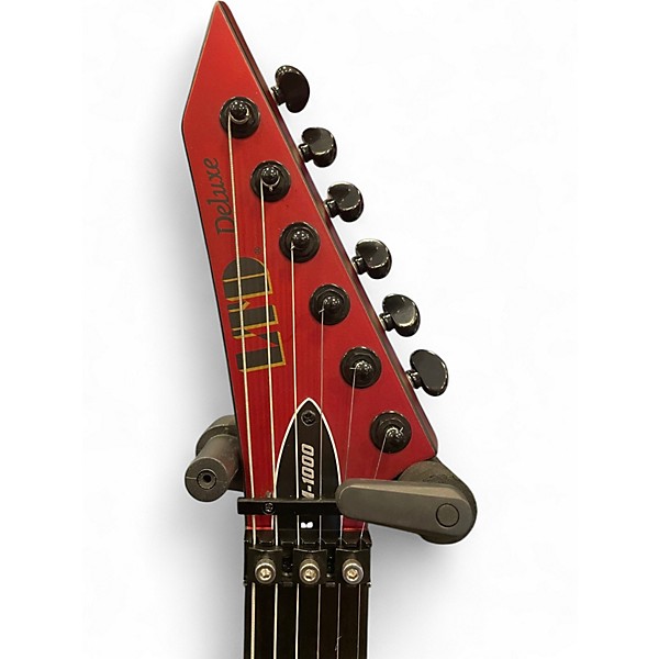 Used ESP LTD M1000 Red Solid Body Electric Guitar