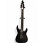 Used Jackson JS22Q-7 Trans Black Solid Body Electric Guitar