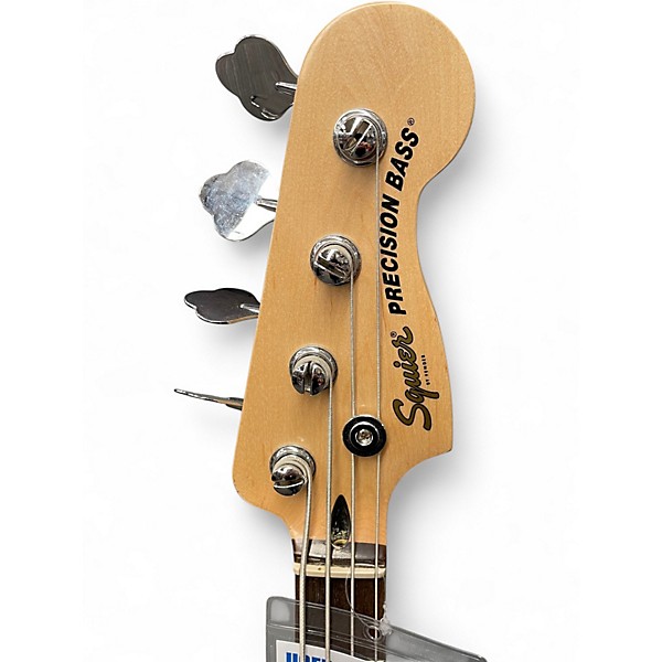 Used Squier AFFINITY SERIES PJ BASS Brown Sunburst Electric Bass Guitar