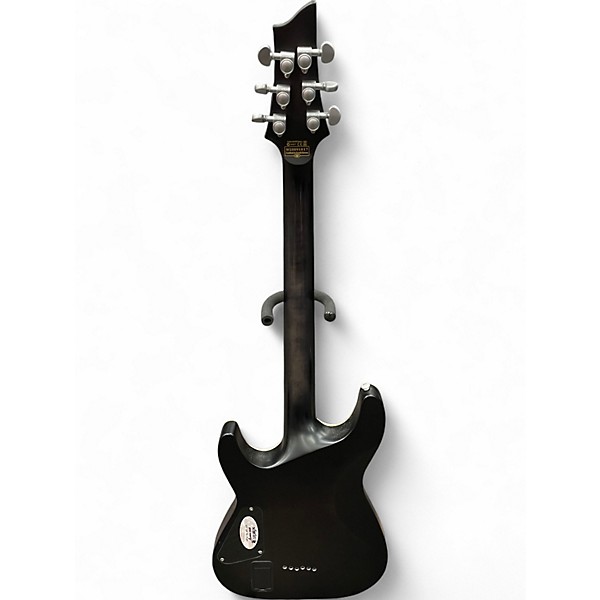 Used Schecter Guitar Research C1 Platinum Translucent black Solid Body Electric Guitar