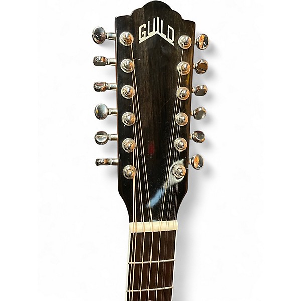 Used Guild F-2512E Deluxe Westerly 2 Color Sunburst 12 String Acoustic Electric Guitar