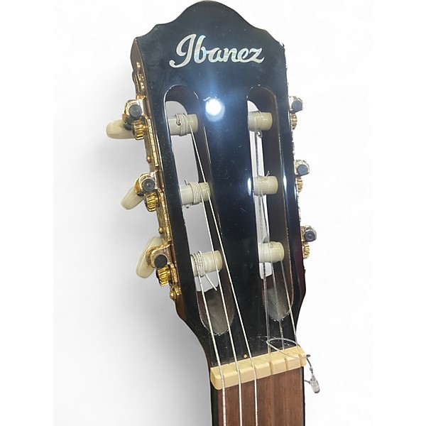 Used Ibanez aeg50n-bkh Black Acoustic Electric Guitar