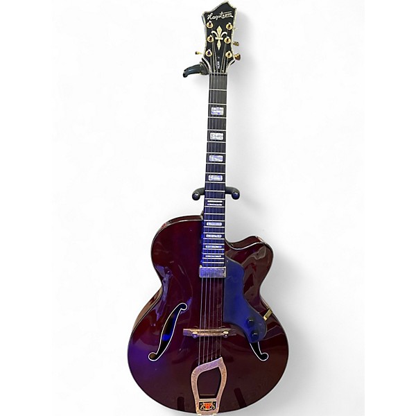 Used Hagstrom HL550 Brown Hollow Body Electric Guitar