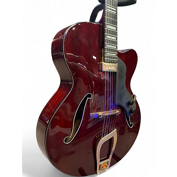 Used Hagstrom HL550 Brown Hollow Body Electric Guitar