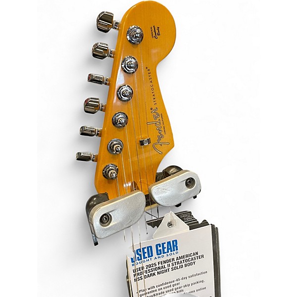 Used 2025 Fender American Professional II Stratocaster HSS Dark Night Solid Body Electric Guitar